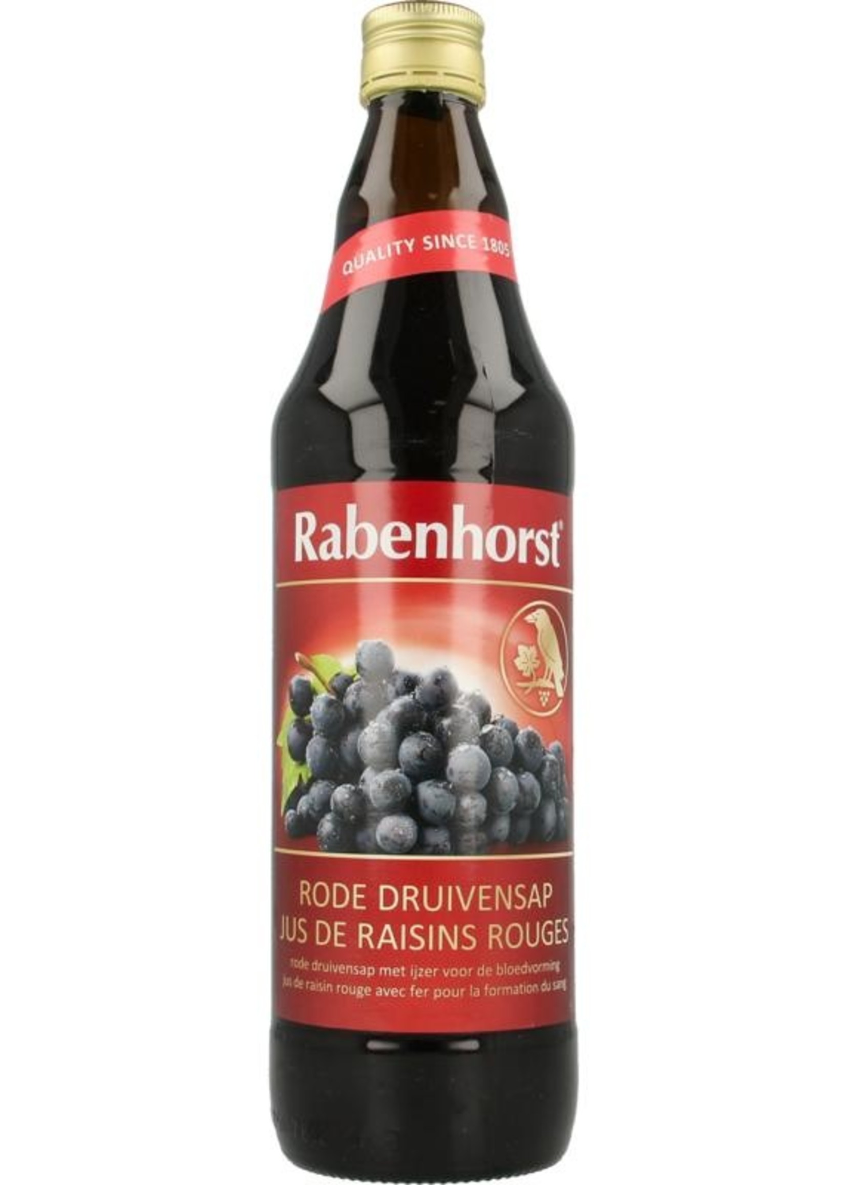 Rabenhorst Druivensap met ijzer Rabenhorst 750ml