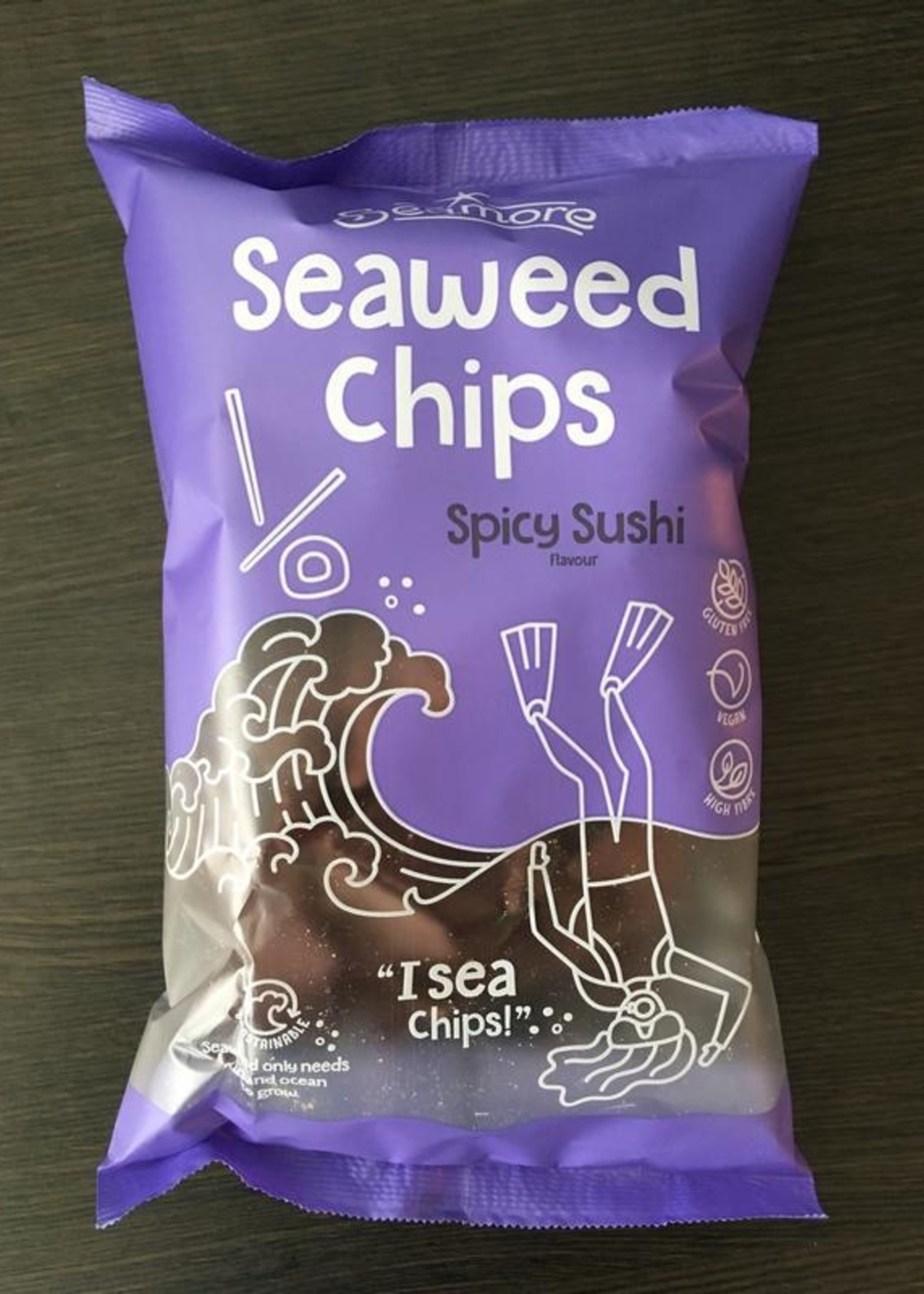 Seamore Zeewier tortilla chips spicy sushi Seamore 135g