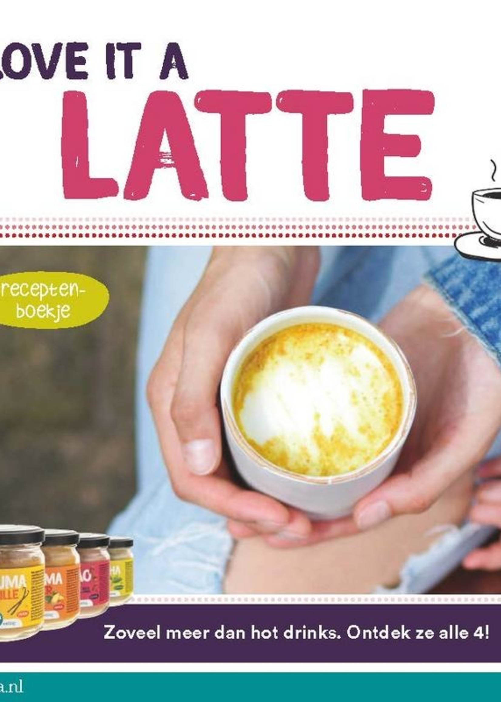 Terrasana Recepten boekje latte B2C Terrasana 25st