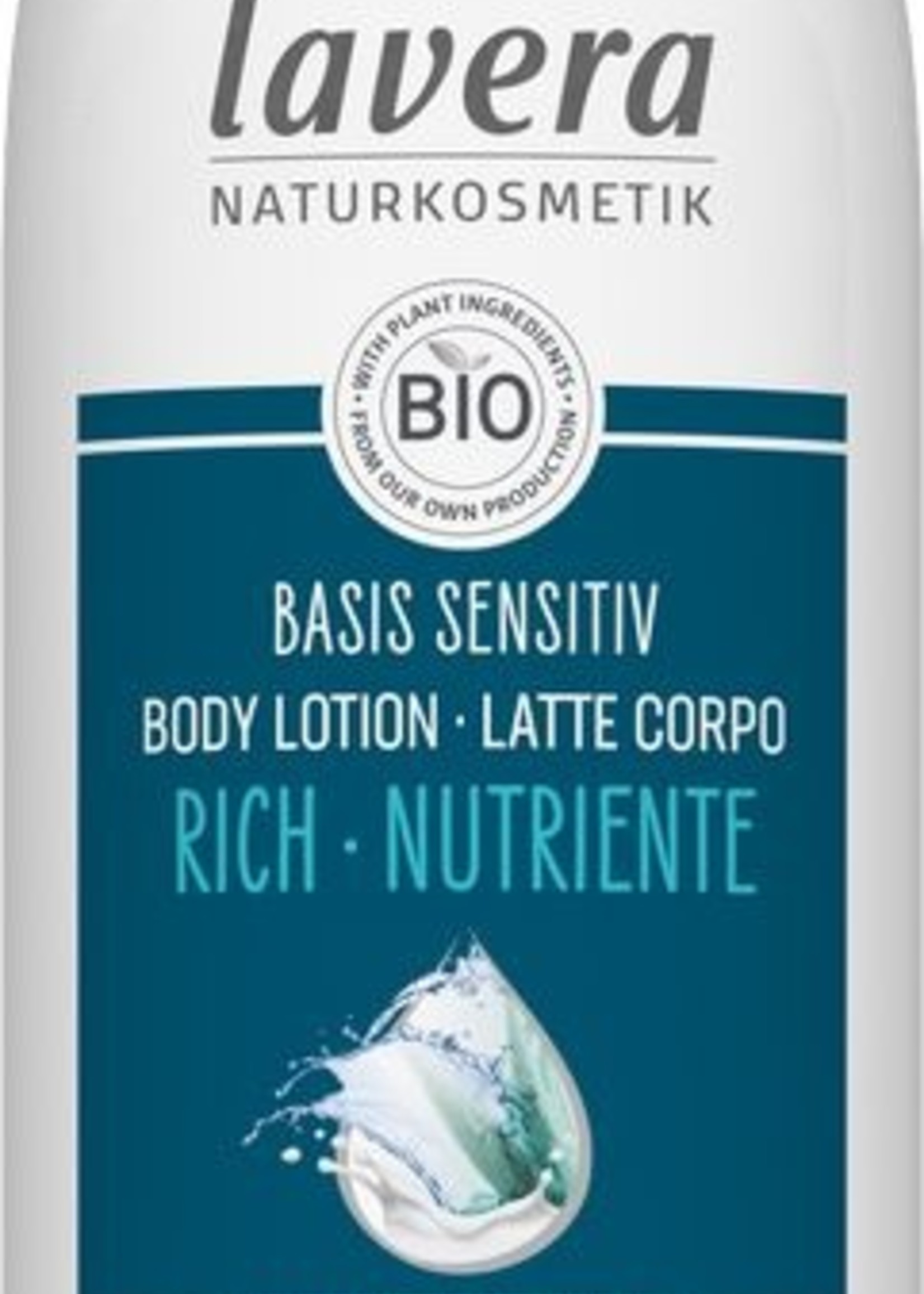 Lavera Basis Sensitiv bodylotion rich bio EN-IT Lavera 250ml