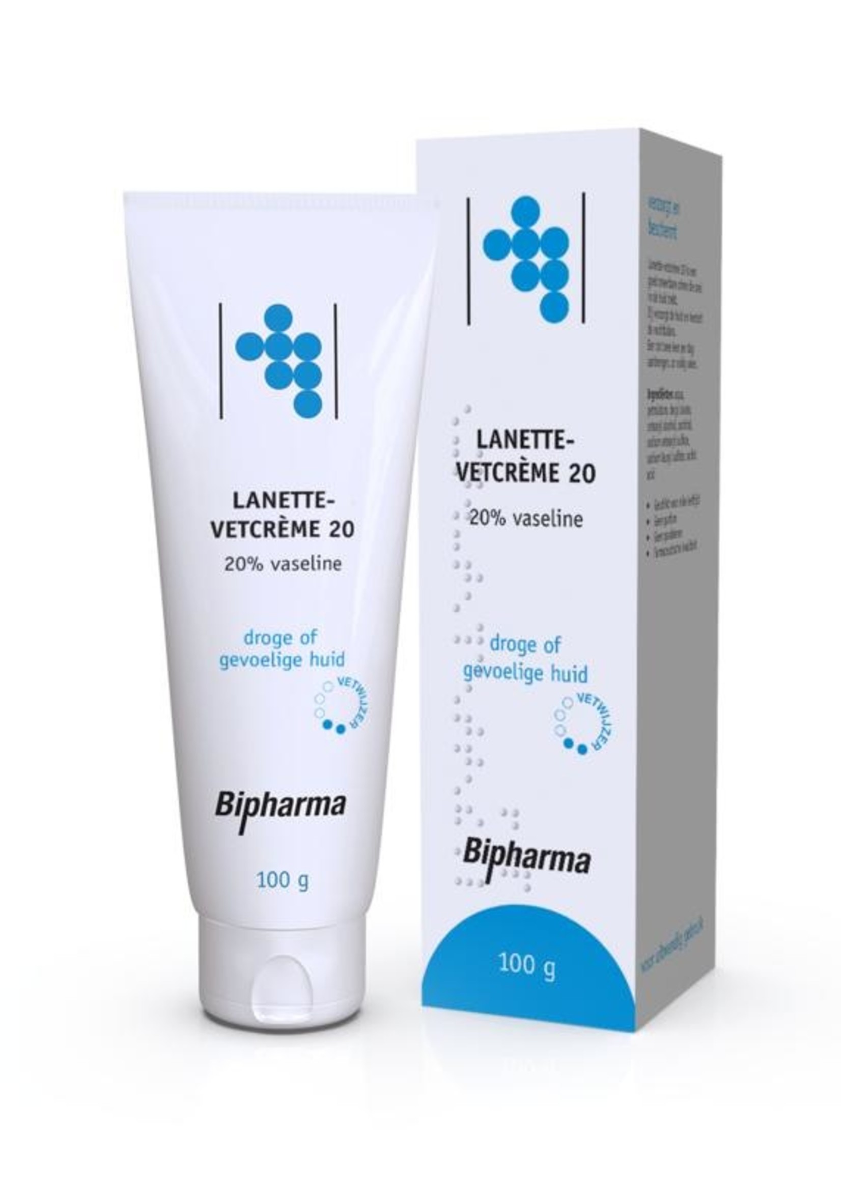 Bipharma Lanette vetcreme 20 Bipharma 100g