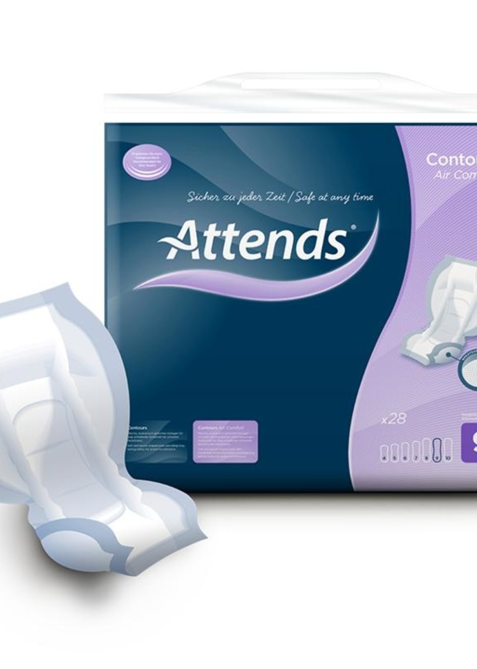 Attends Contours air comfort 9 Attends 28st