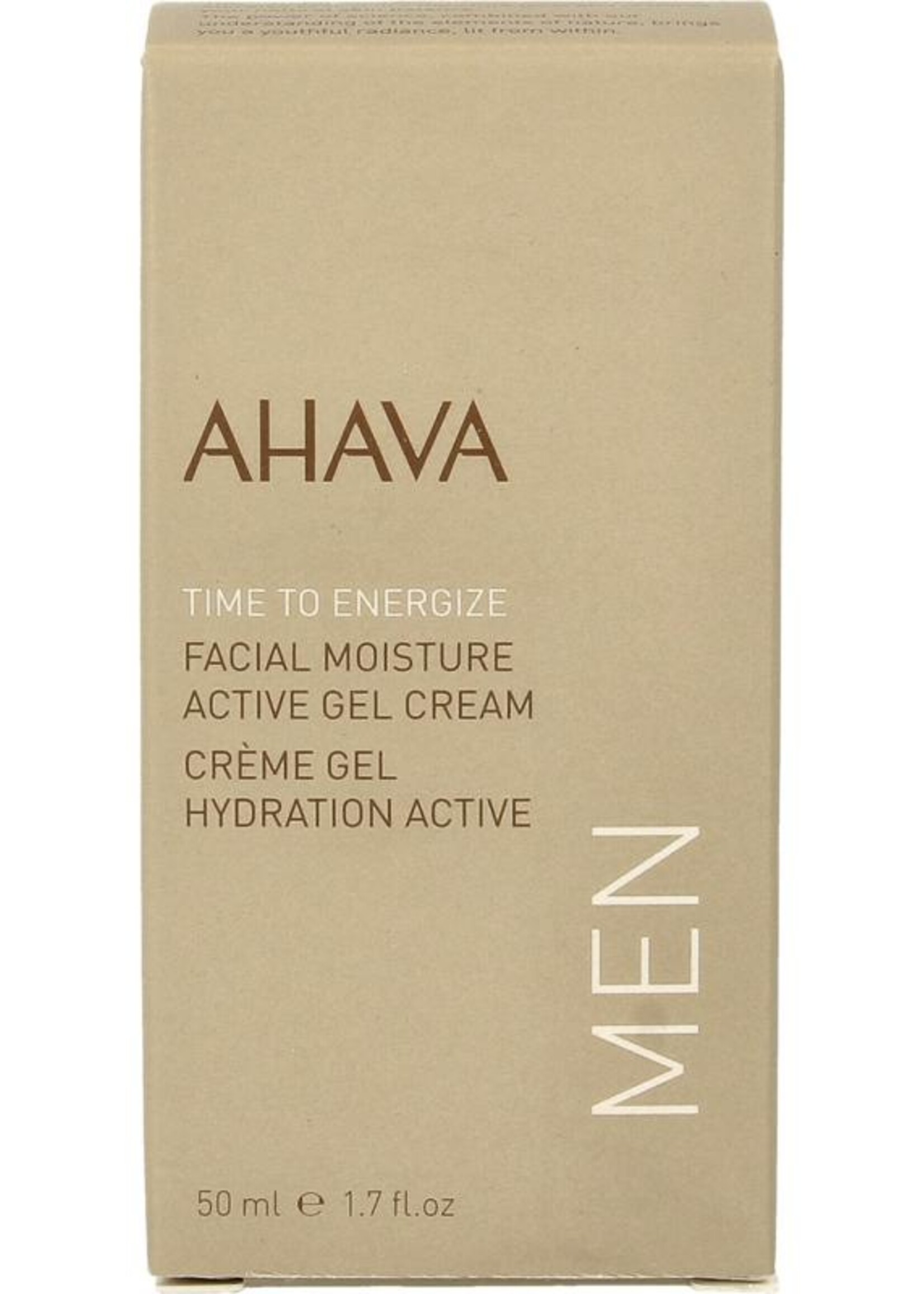 Ahava Men facial moisture active gel cream Ahava 50ml