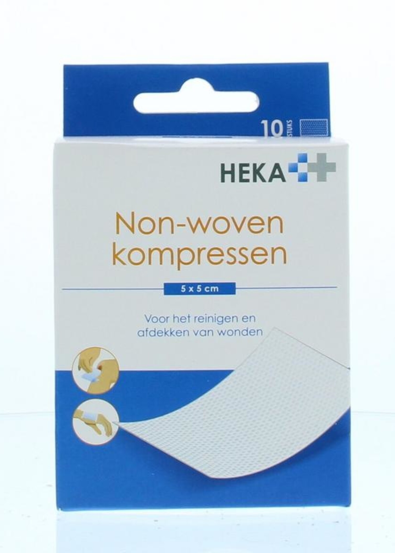 Heka Kompres non-woven 5 x 5cm steriel Heka 10st