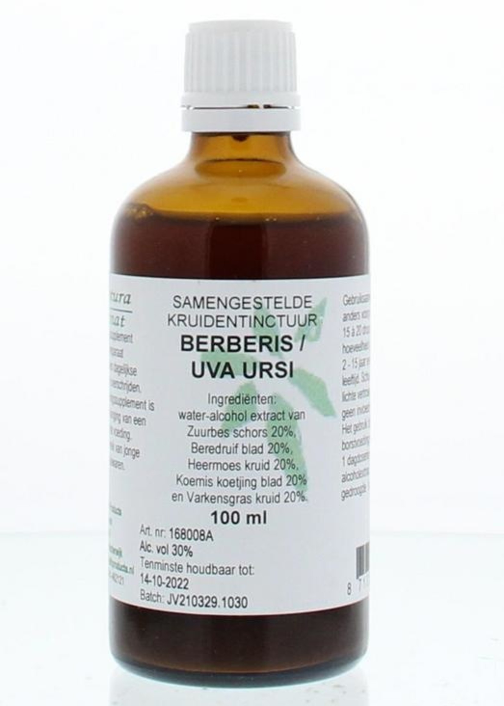 Natura Sanat Berberis / uva ursi compl tinctuur Natura Sanat 100ml