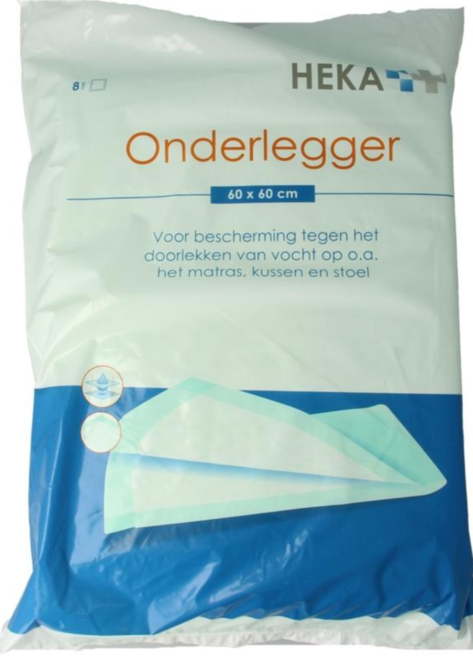 Heka Fluffpull onderlegger 60 x 60cm Heka 8st