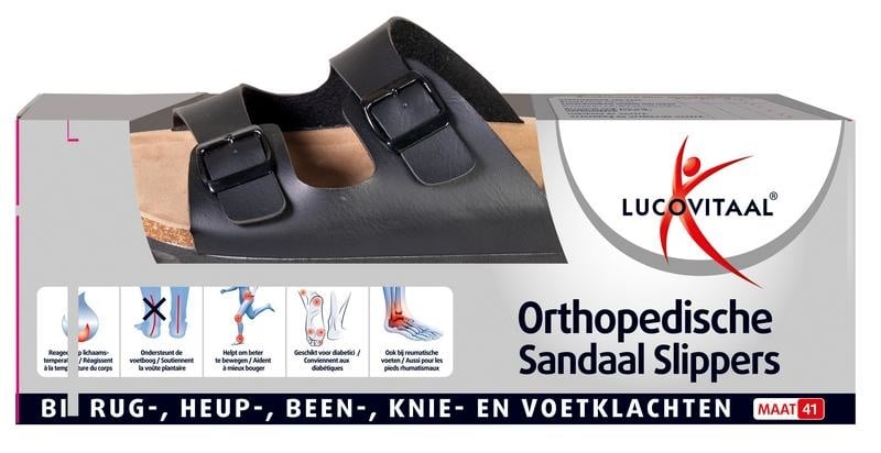 Lucovitaal Orthopedische sandalen maat 41 Lucovitaal 1paar De