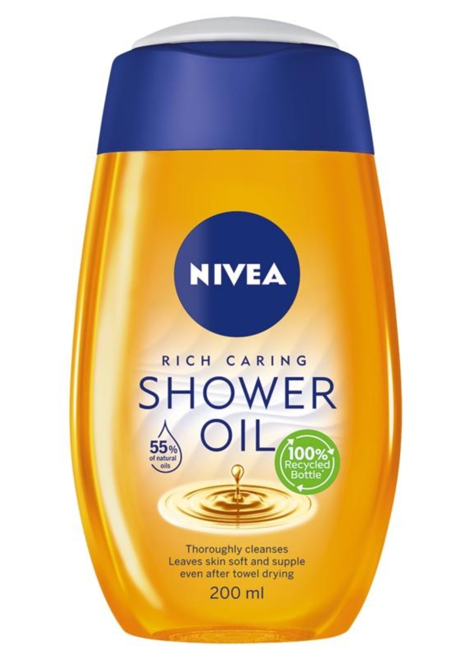 Nivea Natural douche olie verzorgend Nivea 200ml