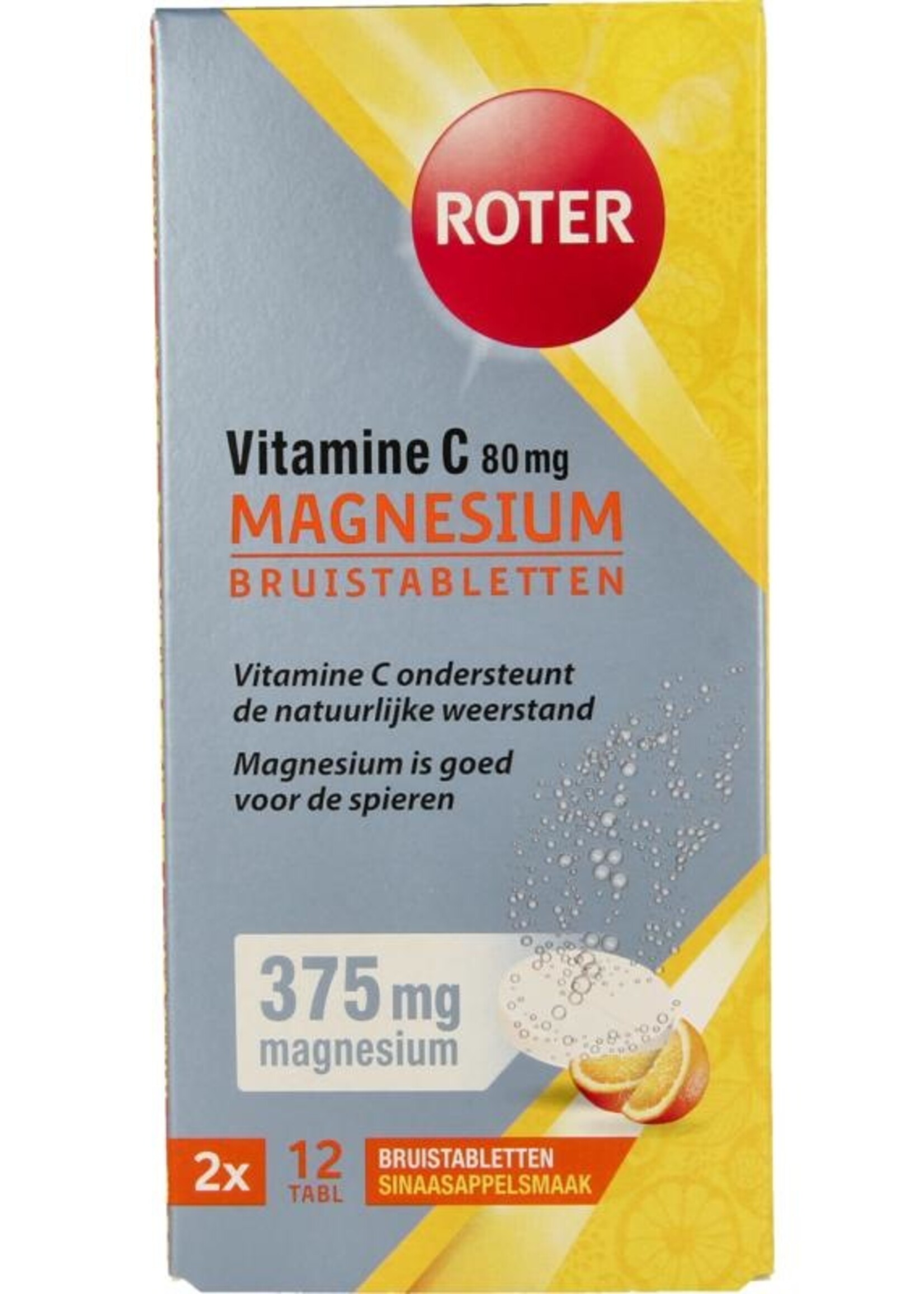 Roter Bruistabletten vit C + magnesium duopack Roter 24brt
