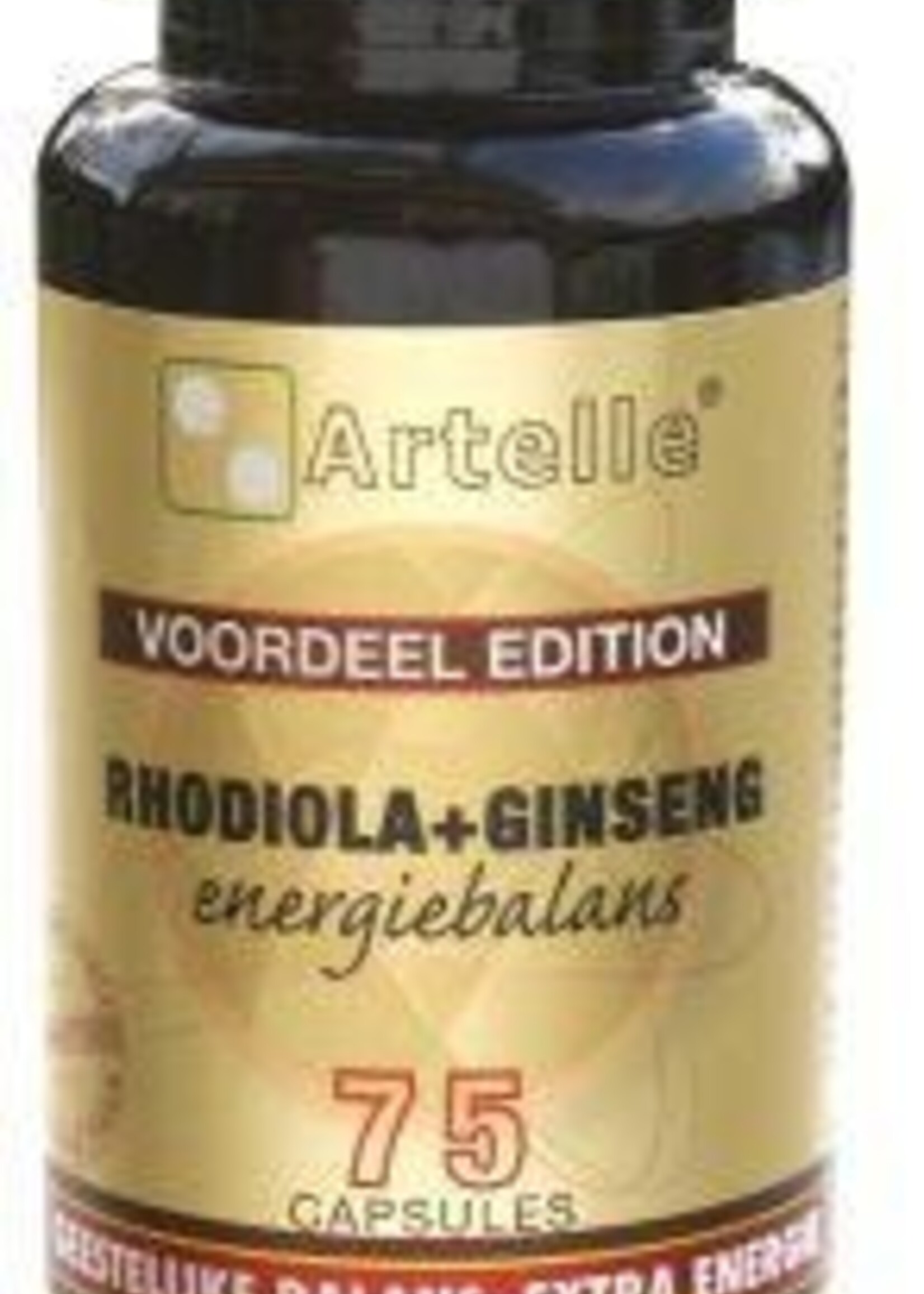 Artelle Rhodiola ginseng energiebalans Artelle 75ca