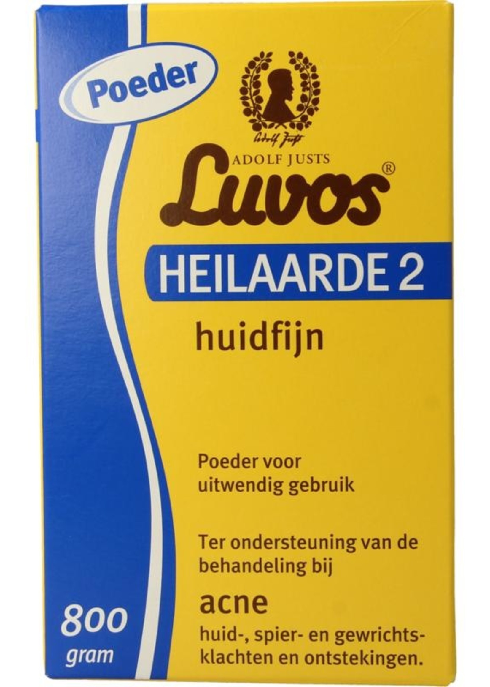 Luvos Heilaarde II huidfijn (uitwendig) Luvos 800g