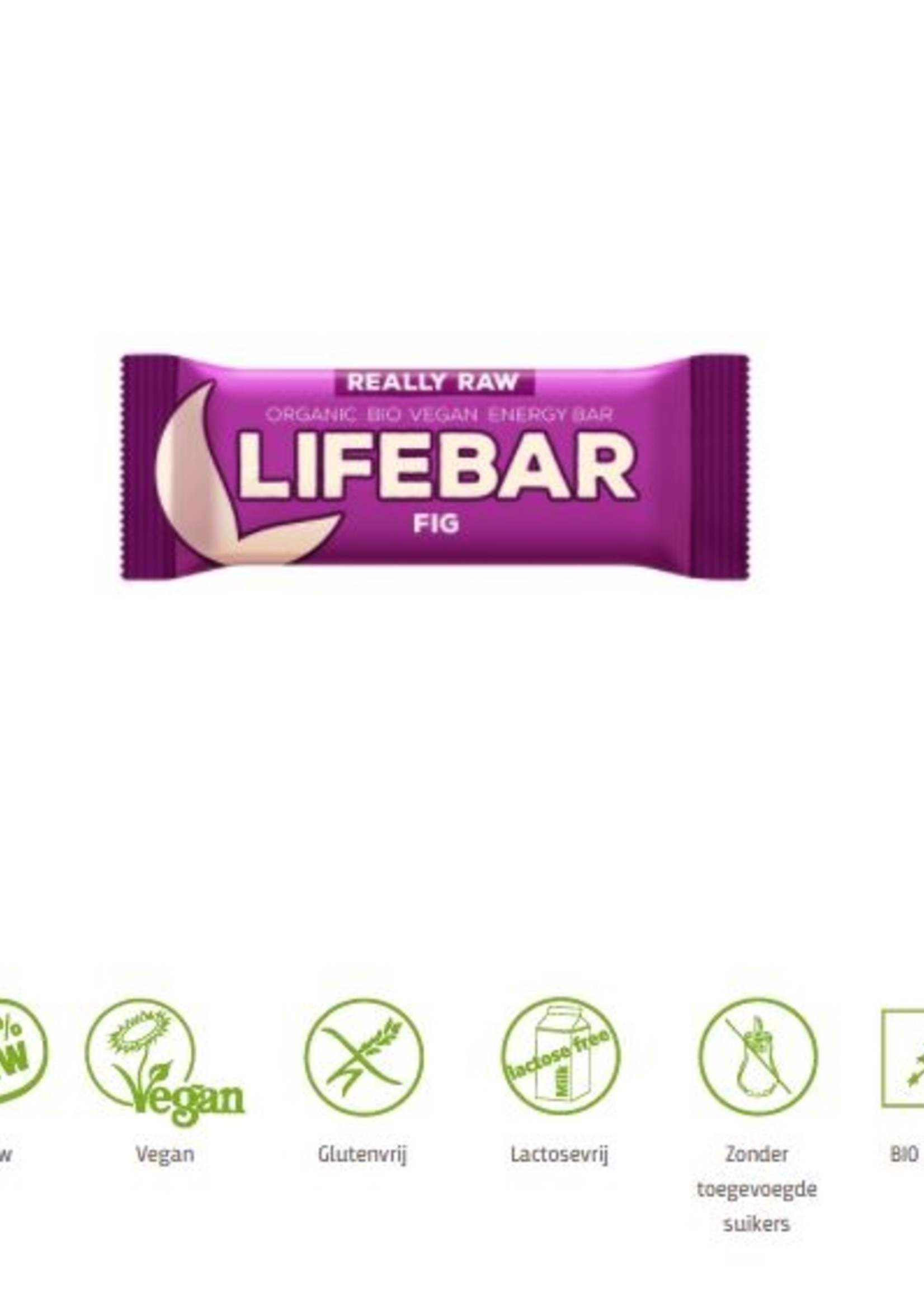 Lifefood Lifebar vijg bio Lifefood 47g