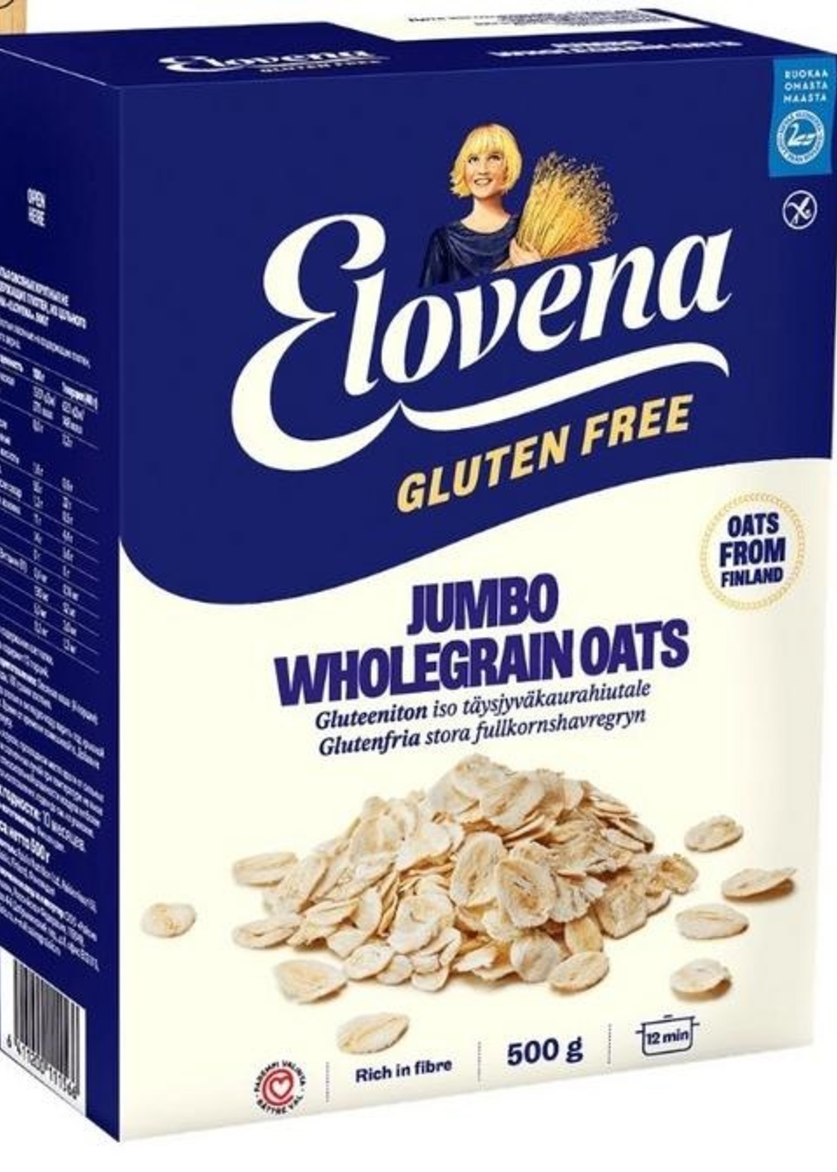 Elovena Havervlokken glutenvrij Elovena 500g