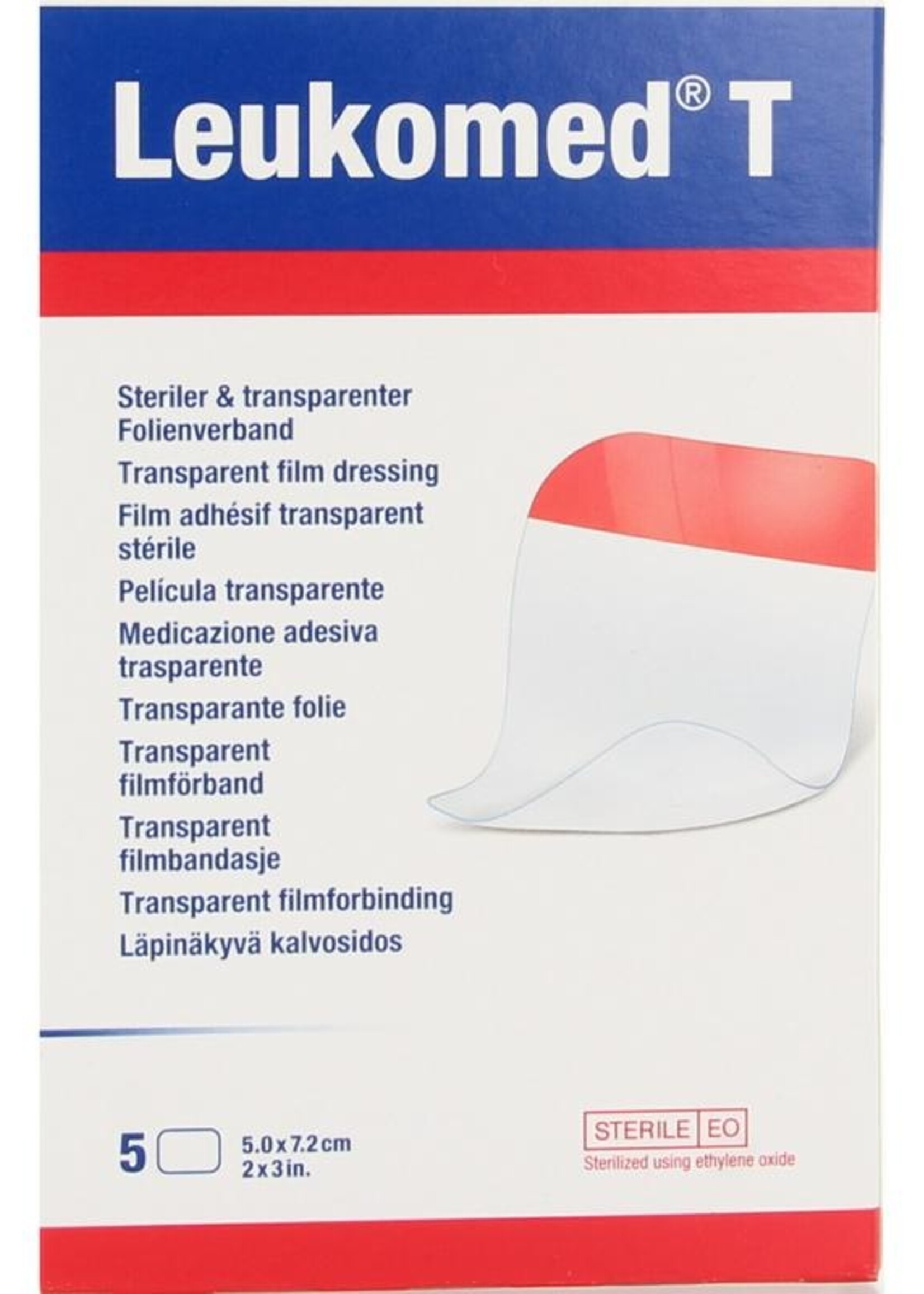 Leukomed T 7.2 x 5cm steriel Leukomed 5st