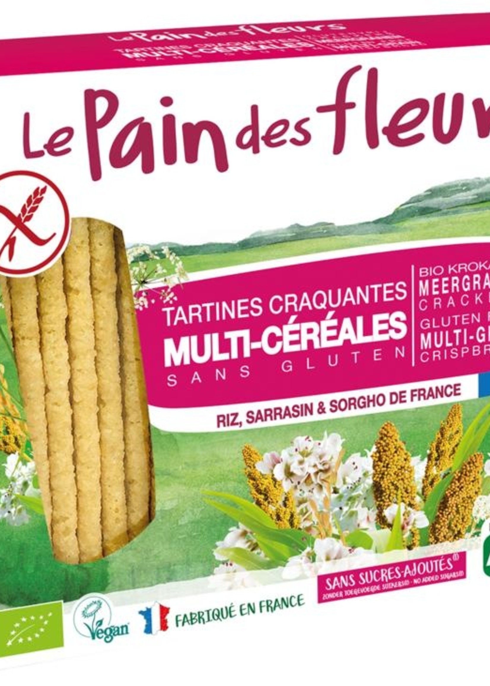 Pain Des Fleurs Meergranen crackers bio Pain Des Fleurs 150g
