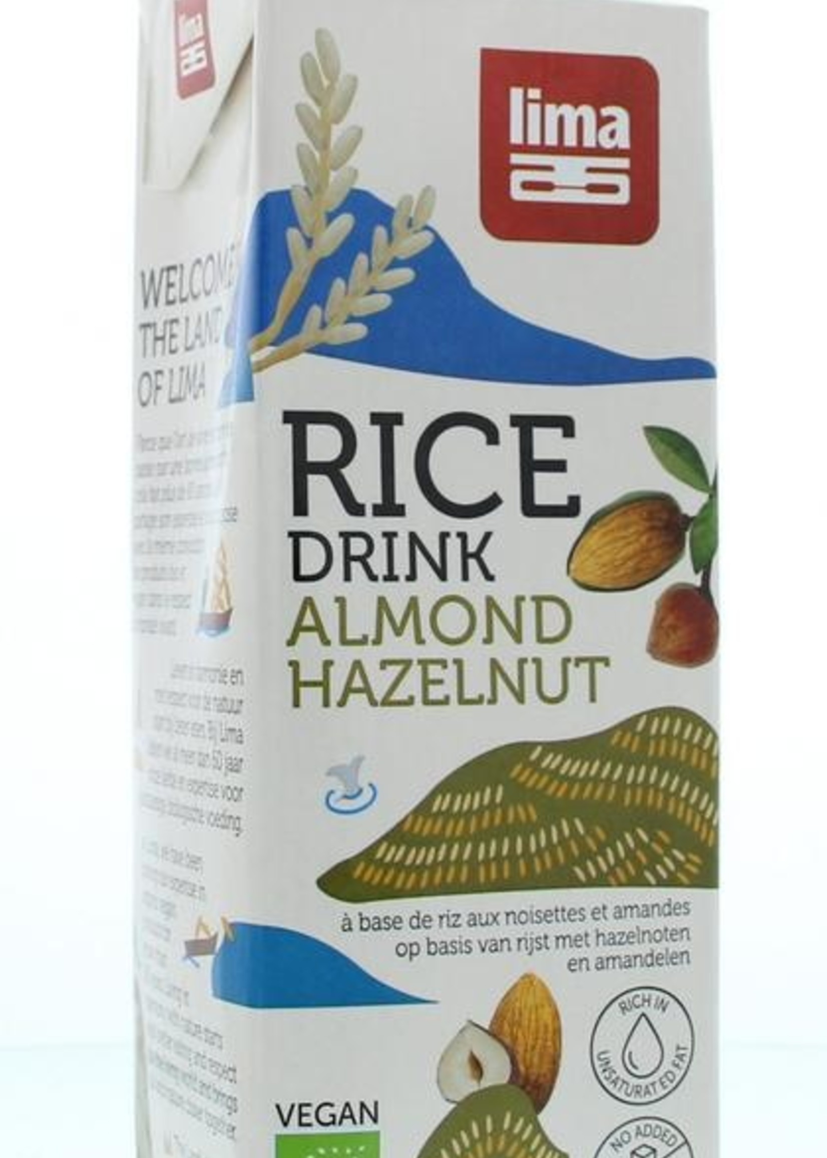 Lima Rice drink hazelnoot amandel bio Lima 1000ml