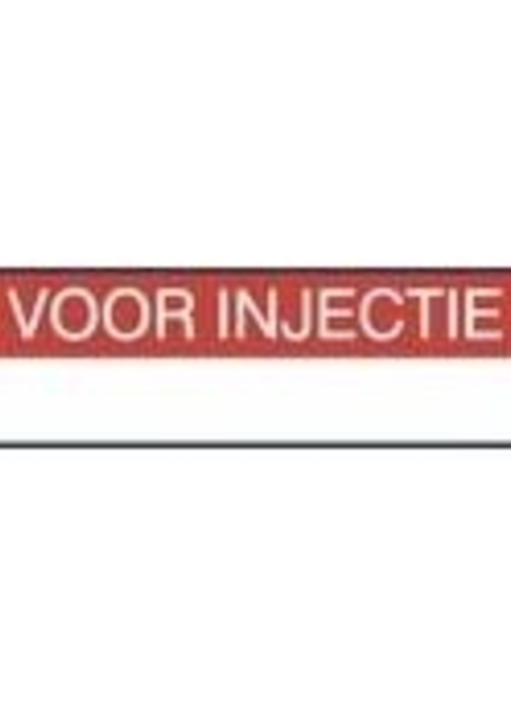 Spruyt Hillen Sticker voor injectie rood Spruyt Hillen 1000st