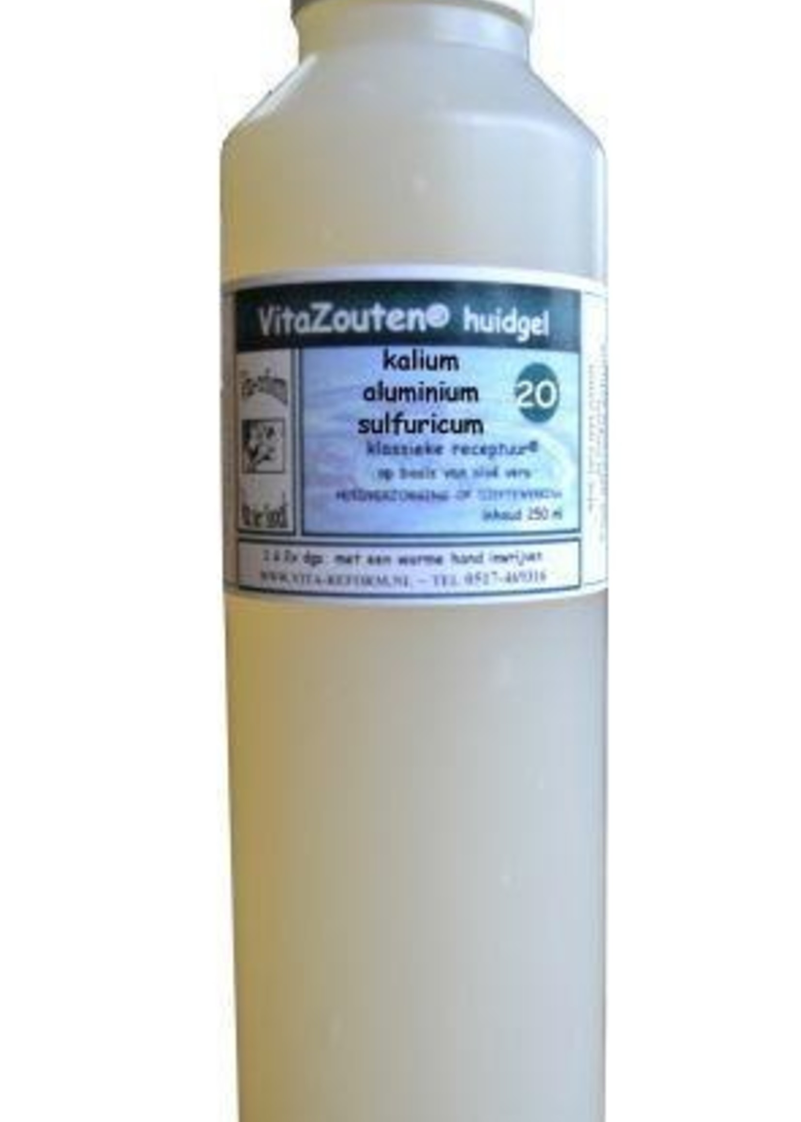 Vitazouten Kalium aluminium sulfuricum huidgel Nr. 20 Vitazouten 250ml