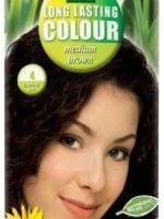 Henna Plus Long lasting colour 4 medium brown Henna Plus 100ml