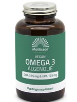 Mattisson Vegan omega 3 algenolie DHA 375mg EPA 125mg Mattisson 120sft