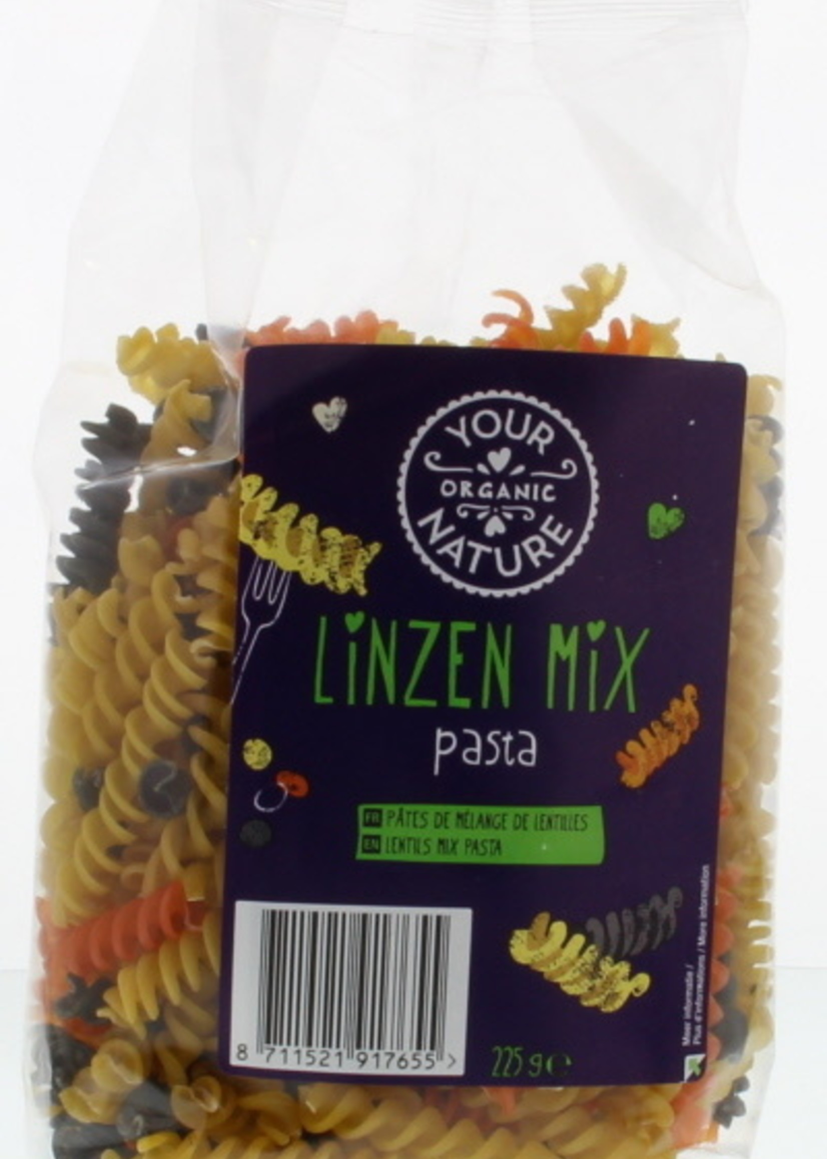 Your Organic Nat Linzen mix pasta Your Organic Nat 225g