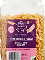 Your Organic Nat Kikkererwten fusilli glutenvrij Your Organic Nat 250g
