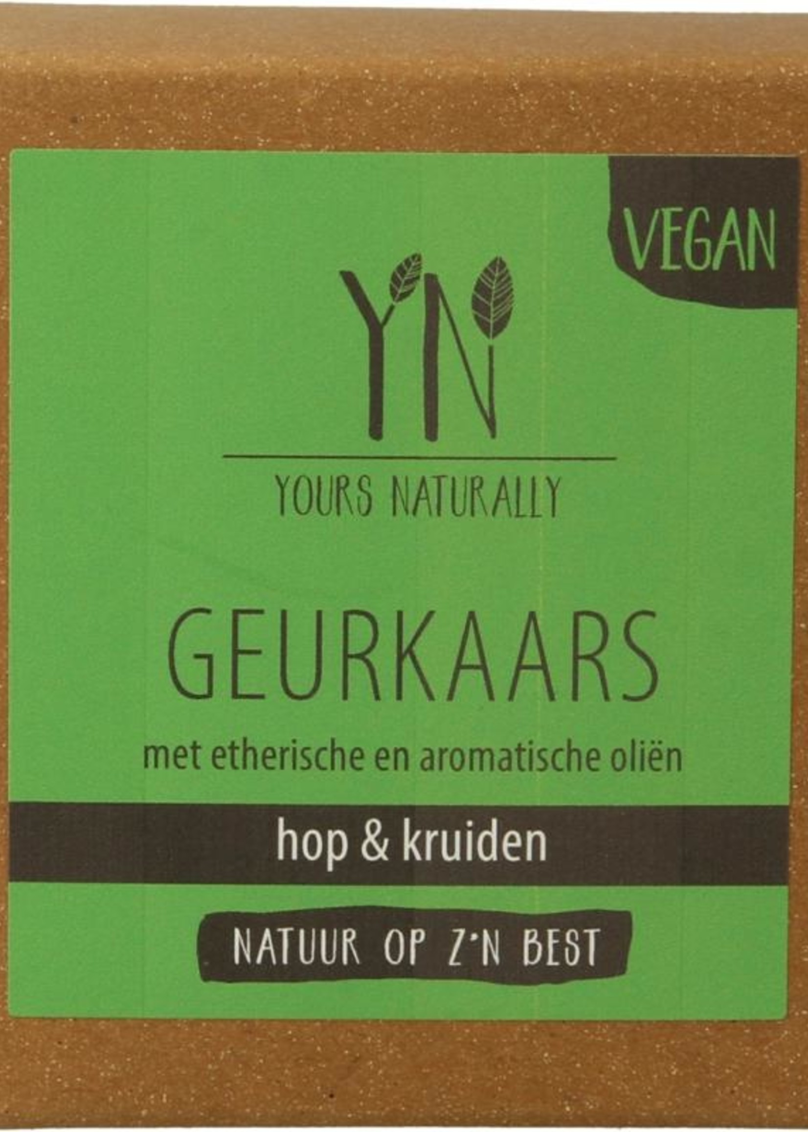 Yours Naturally Geurkaars in glas hop & kruiden 20cl Yours Naturally 1st
