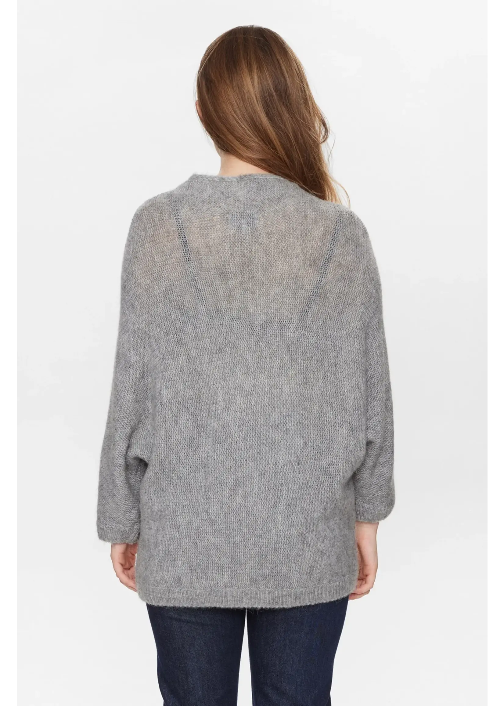 Nümph NUSAIDANI PULLOVER - Medium Grey mel