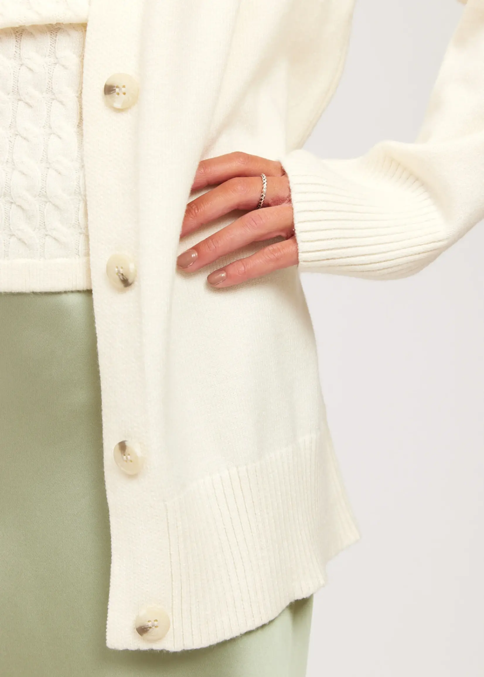 RUT & CIRCLE AMELIA KNIT CARDIGAN