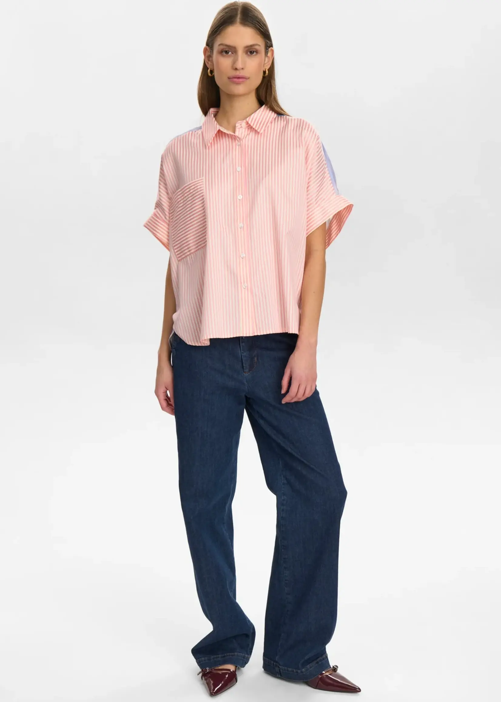 Nümph NUDIAMOND SHIRT - Pink Carnation