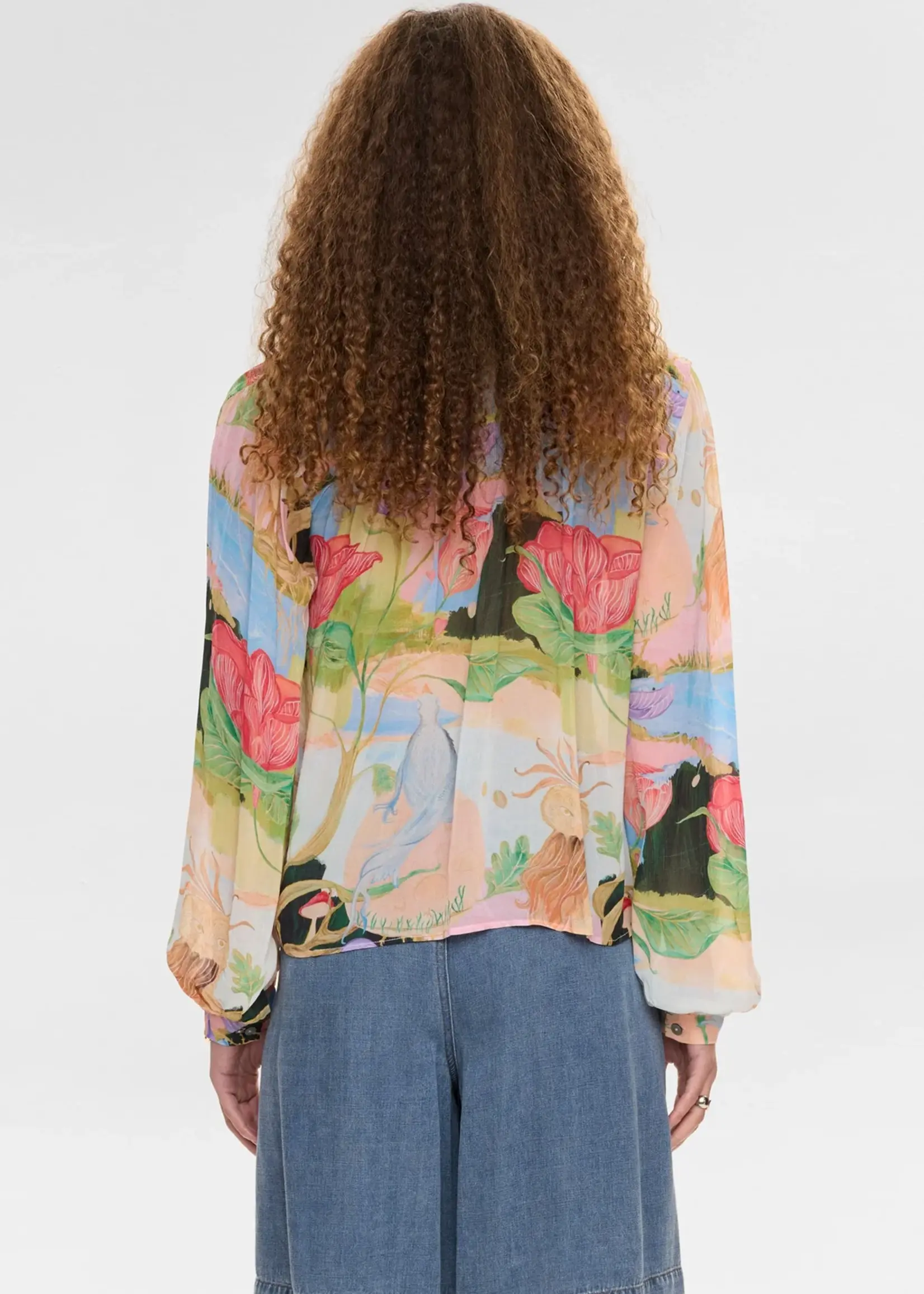 Nümph Nümph NUSHAILYN Shirt Airy Blue | Dames Blouse | Xavah 706540