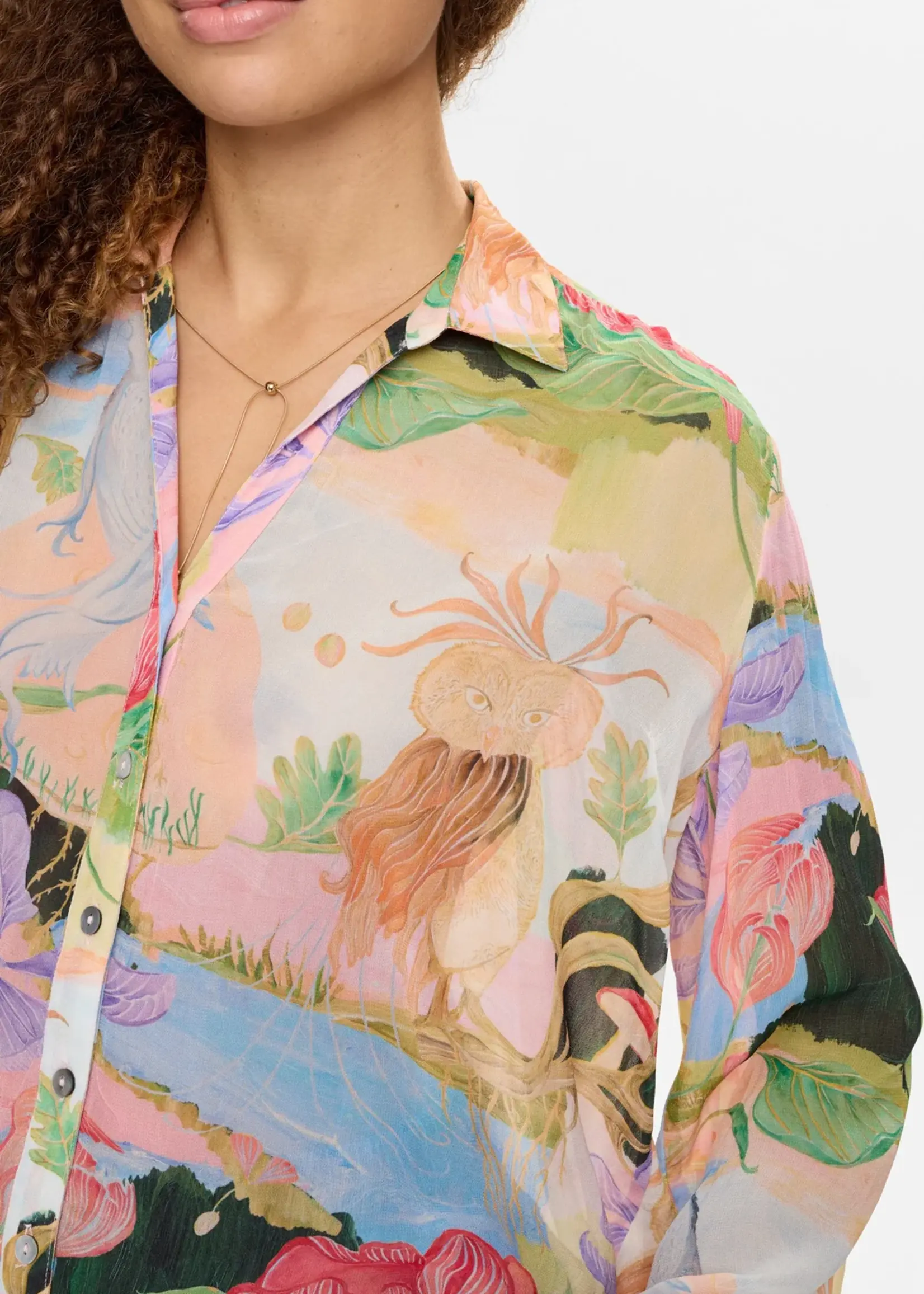 Nümph Nümph NUSHAILYN Shirt Airy Blue | Dames Blouse | Xavah 706540