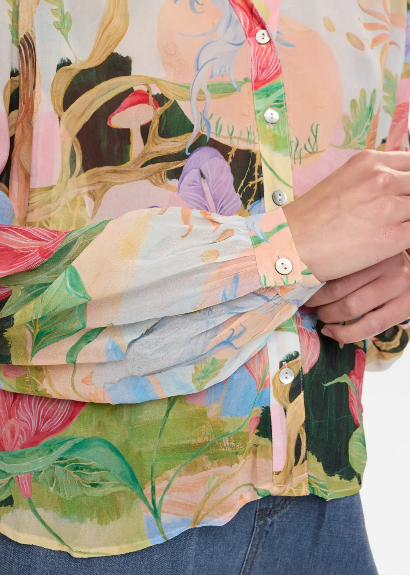 Nümph Nümph NUSHAILYN Shirt Airy Blue | Dames Blouse | Xavah 706540