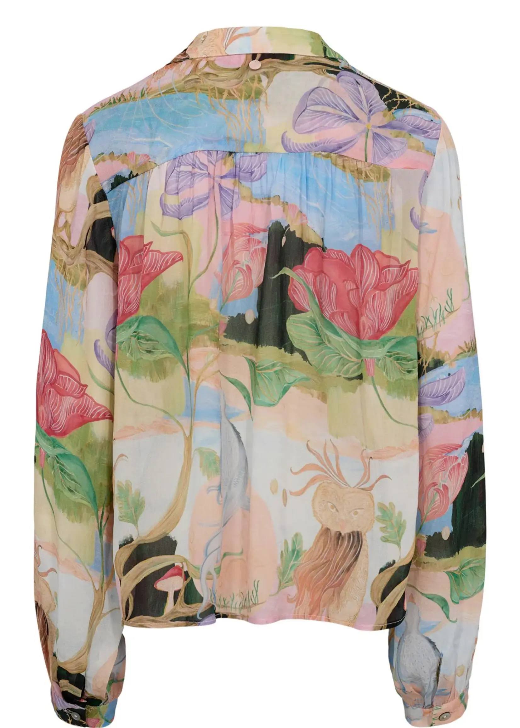 Nümph Nümph NUSHAILYN Shirt Airy Blue | Dames Blouse | Xavah 706540