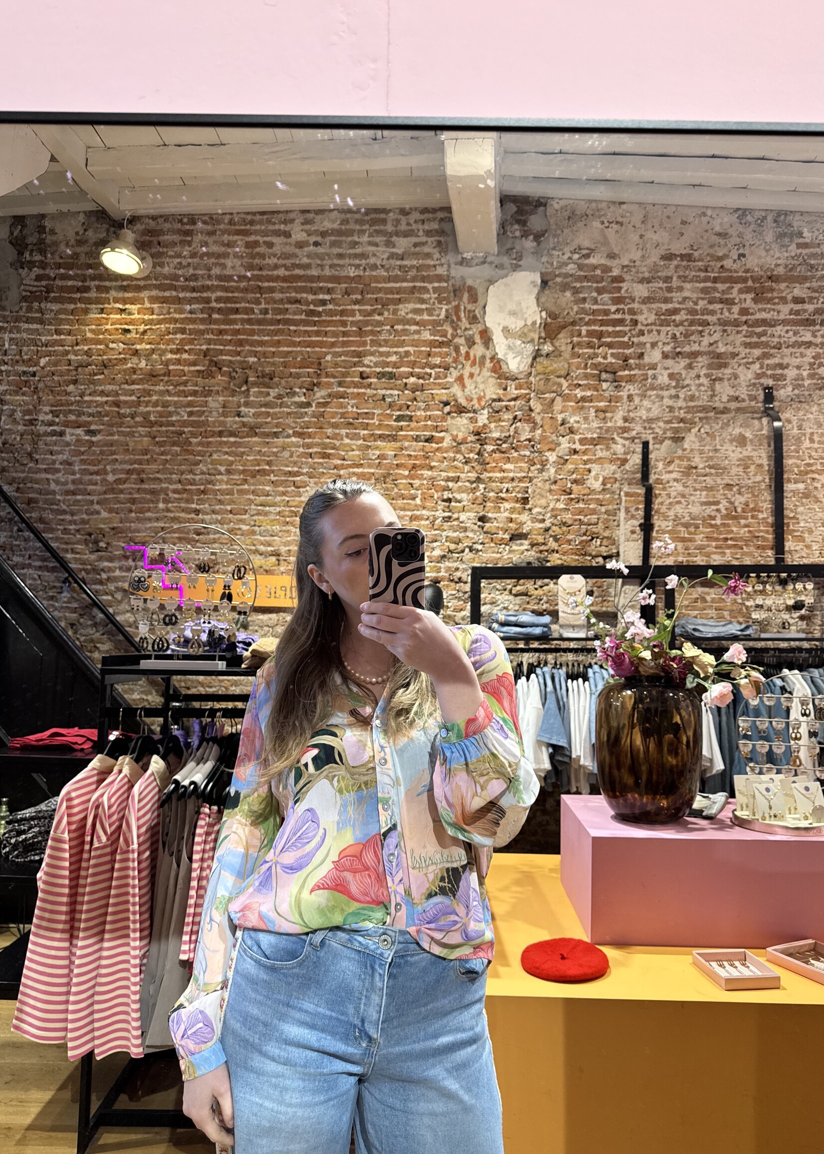 Nümph Nümph NUSHAILYN Shirt Airy Blue | Dames Blouse | Xavah 706540