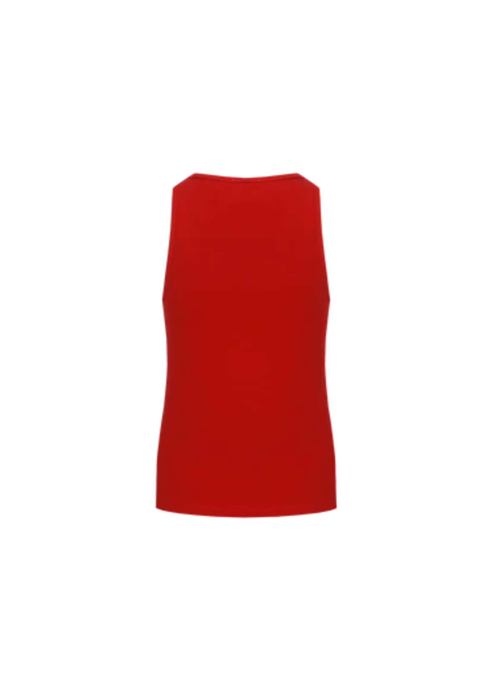 Fluresk Awena Top 26ZQF14 Rood – Trendy Dames Top | Xavah Zierikzee