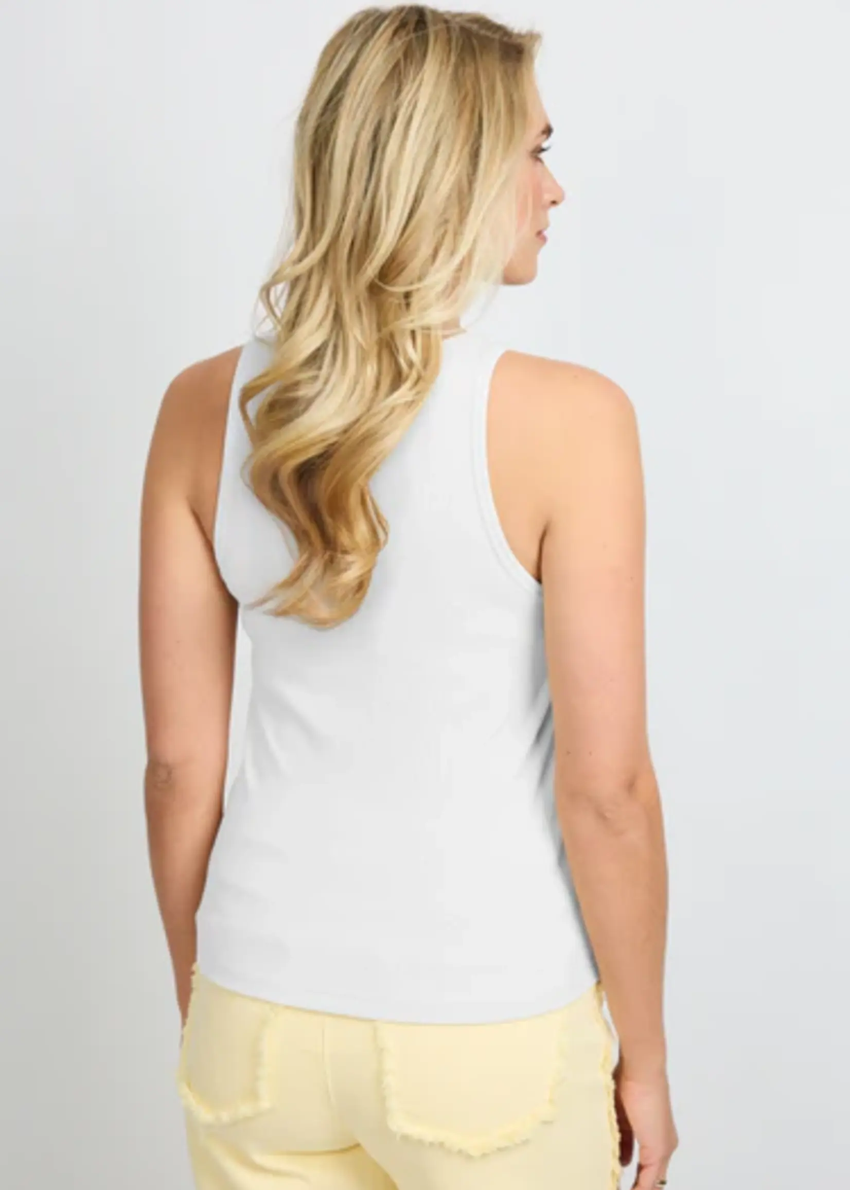 FLURESK Fluresk Awena Top 26ZQF14 Wit – Trendy Dames Top | Xavah Zierikzee