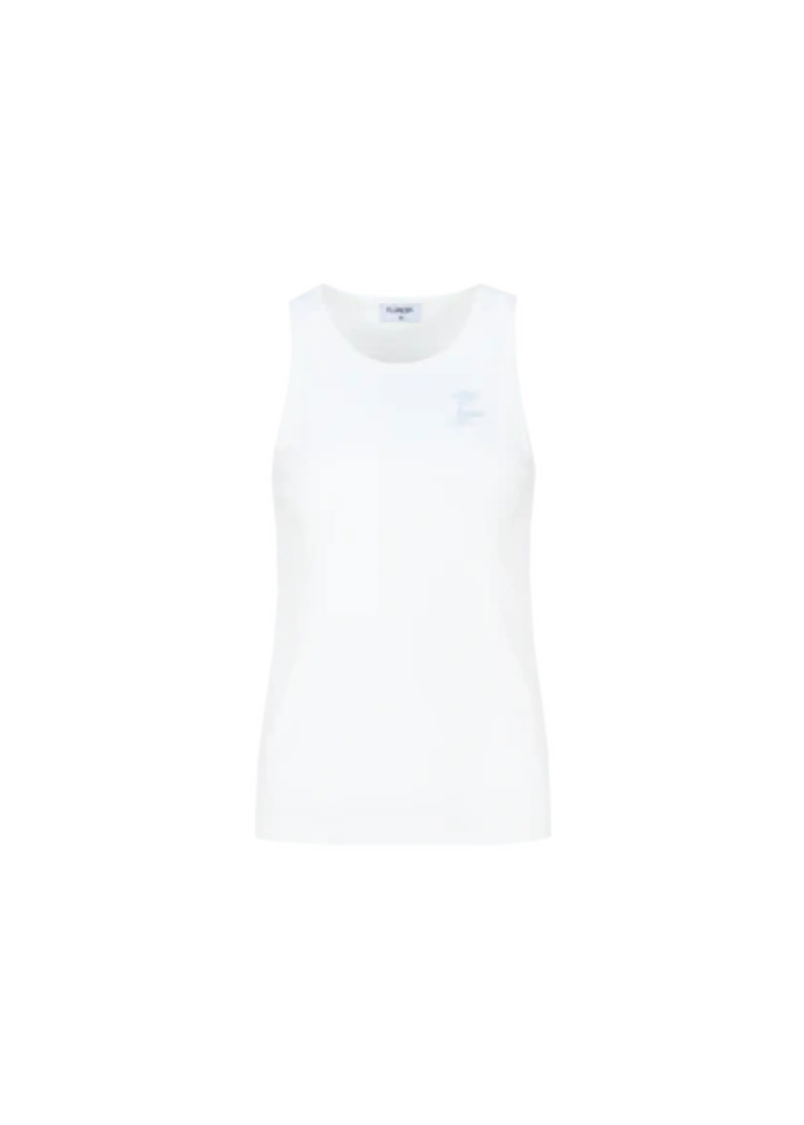 FLURESK Fluresk Awena Top 26ZQF14 Wit – Trendy Dames Top | Xavah Zierikzee