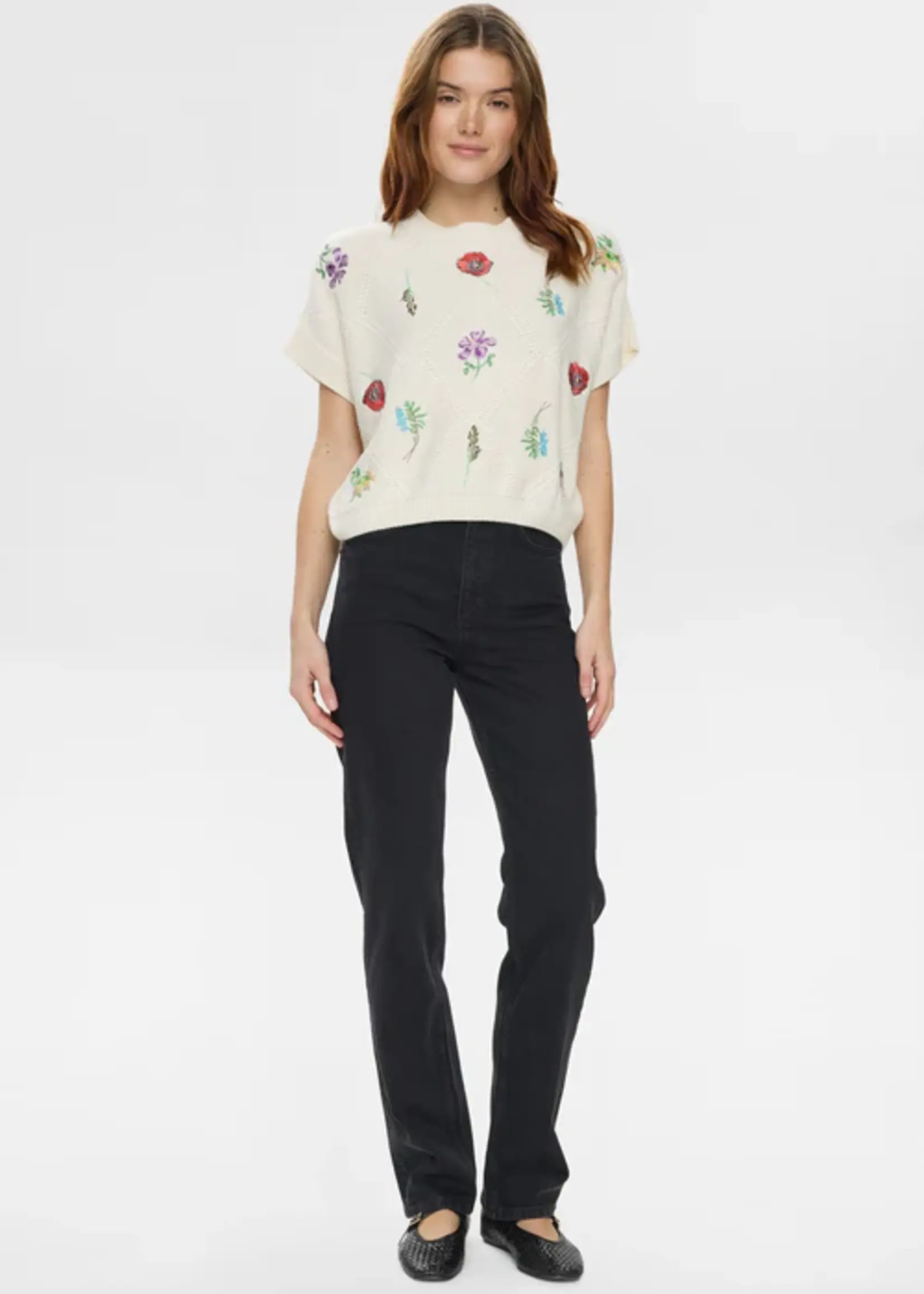 Nümph Nümph Nuamie Pullover Pristine 706551 | Dames Trui | Xavah