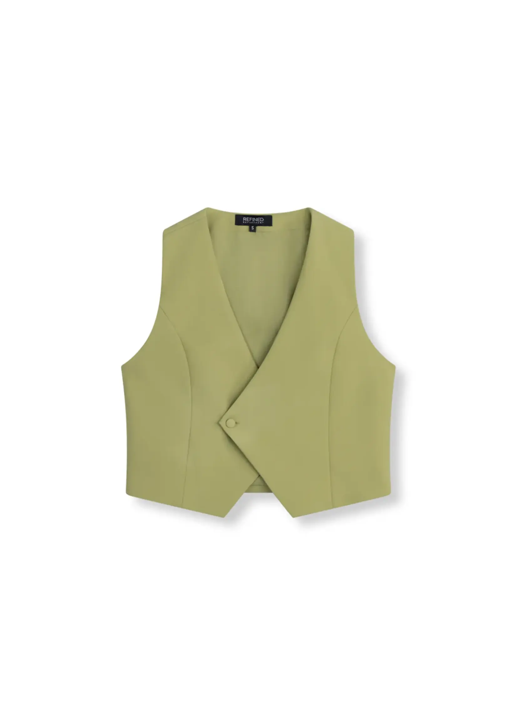 REFINED DEPARTMENT Refined Department Lille Waistcoat | Trendy Gilet Dames | Xavahuit Zierikzee