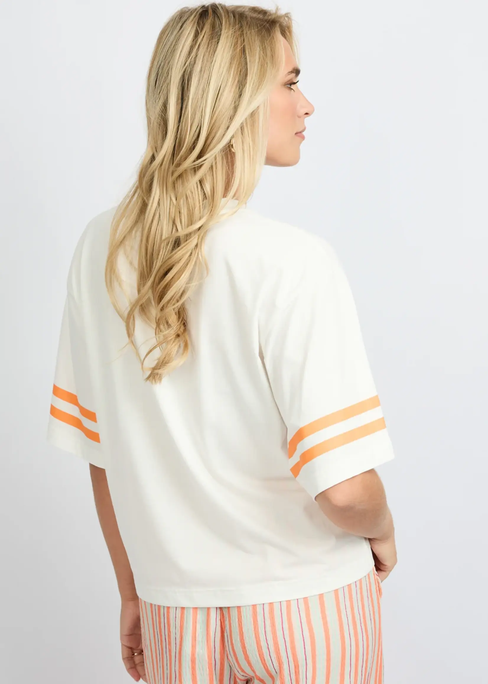 FLURESK Yanelis T-shirt Fluresk 26ZQF08 | Trendy Dames T-shirt | Xavah Zierikzee