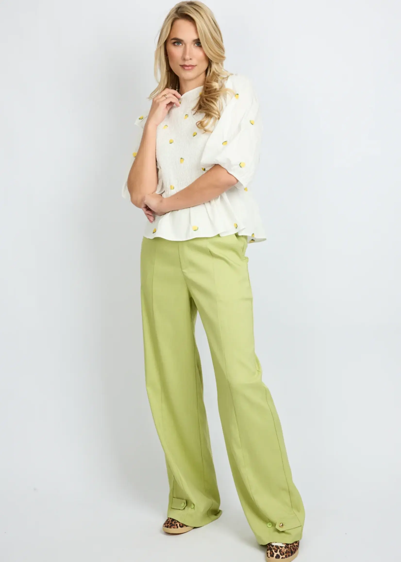 FLURESK Sonrisa Broek Fluresk 26ZZF15 | Trendy Damesbroek | Xavah Zierikzee