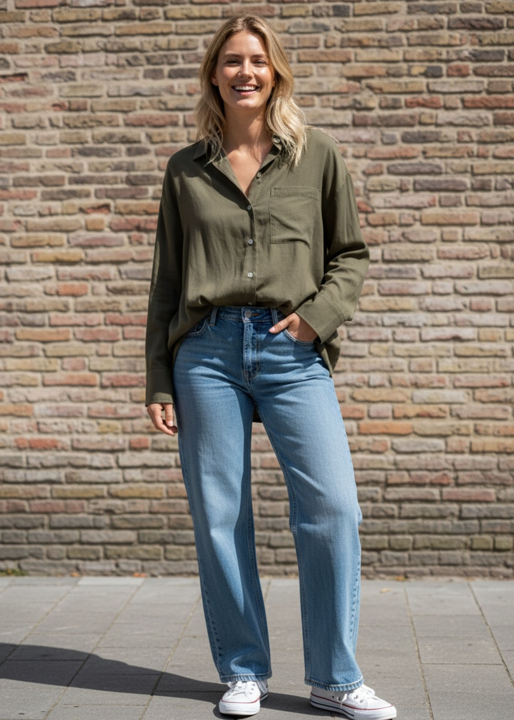 Nümph Nuherina Shirt Sea Turtle 706505 | Dames Blouse | Xavah