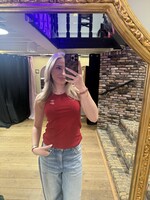 Fluresk Awena Top 26ZQF14 Rood