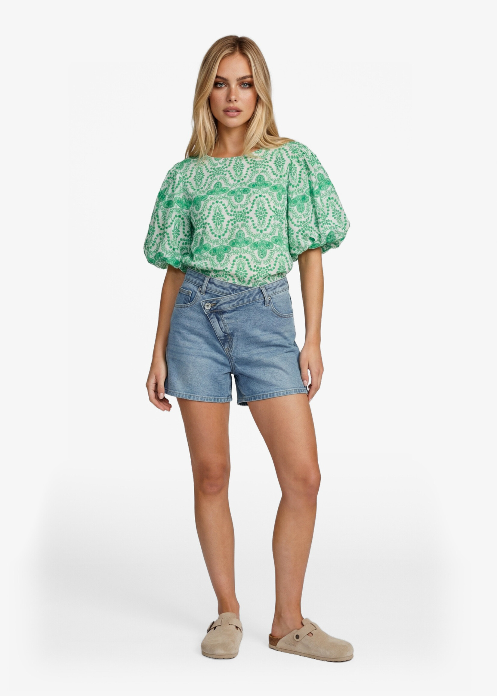 FLURESK Fluresk Abbi top | Trendy dames top Xavah Zierikzee