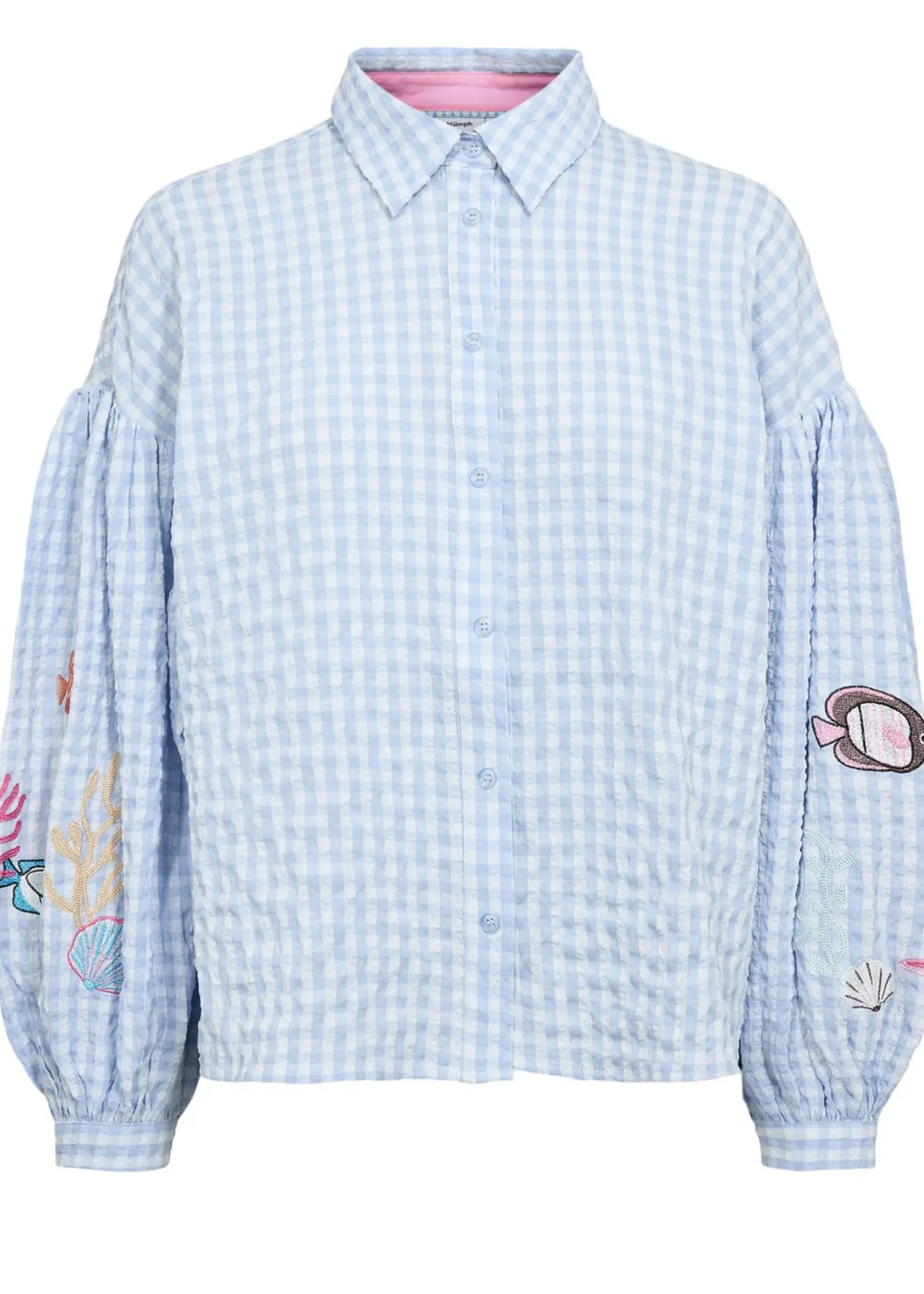 Nümph NUSURFER Shirt 706787 – Placid Blue Dames Blouse van Nümph