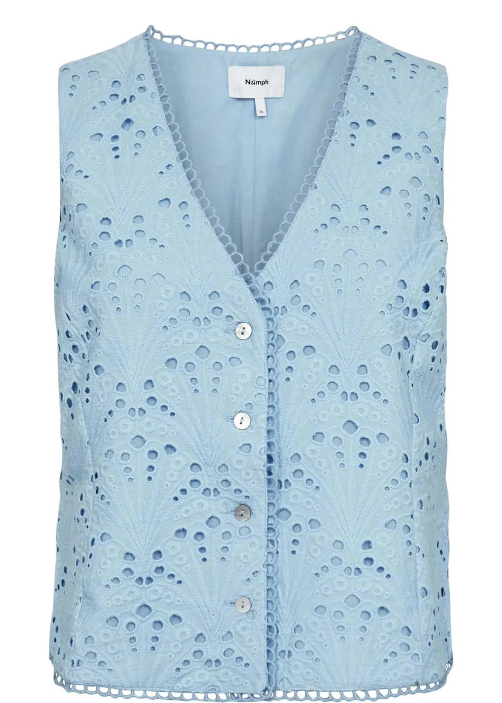 Nümph Numph Numaya Vest Placid Blue – Stijlvol Dames Vest | Nümph