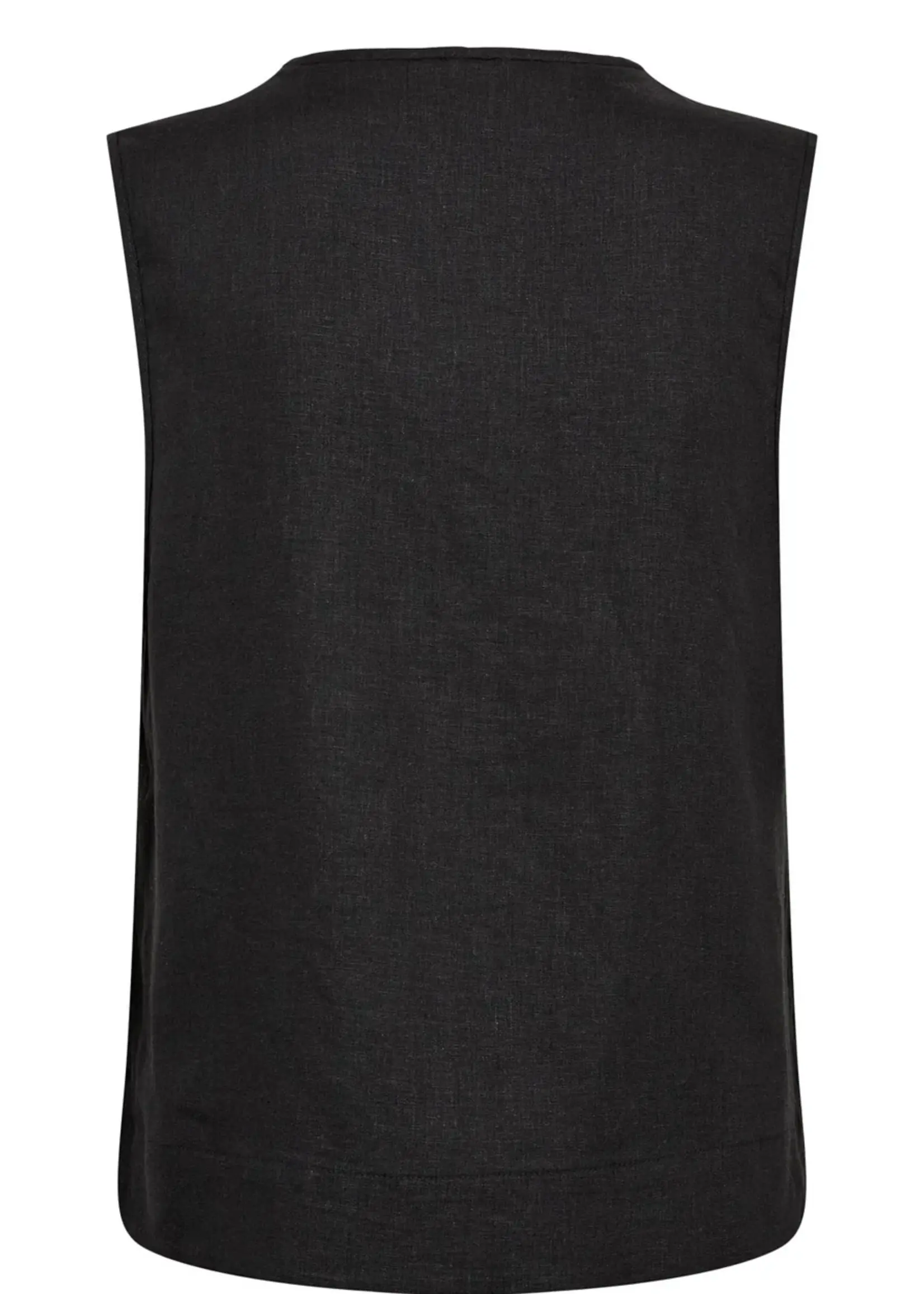 Nümph Nümph Nualani Vest Caviar – Zwart Dames Vest | Nümph