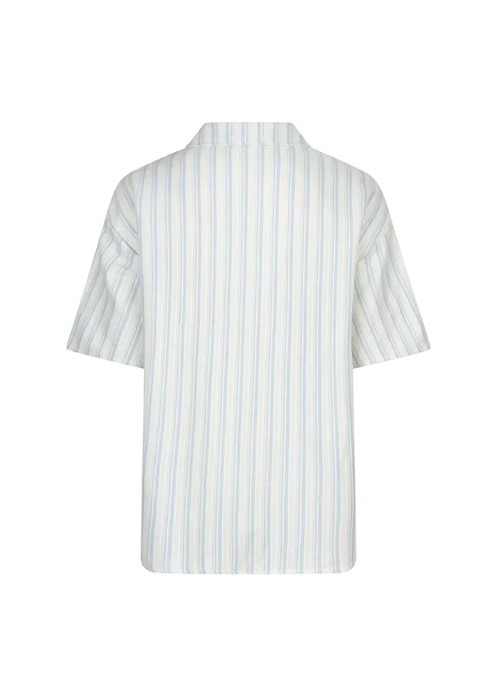 LOFTY MANNER Lofty Manner Blouse Fia RD16.1 – Blue dames blouse