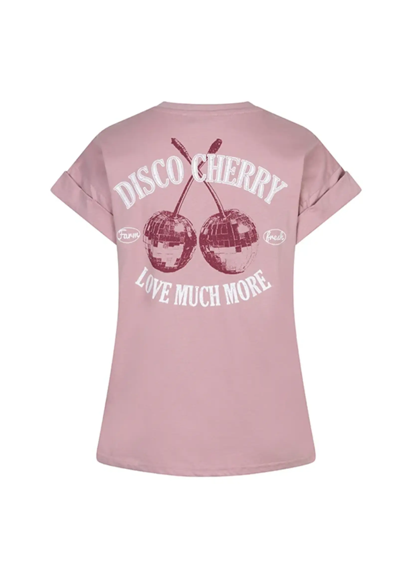LOFTY MANNER Lofty Manner T-shirt Nyella RC05 – Dusty Pink dames T-shirt